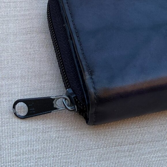 Mundi Genuine Leather Wallet, Cheques, Cards, Coins Navy - Picture 11 of 11